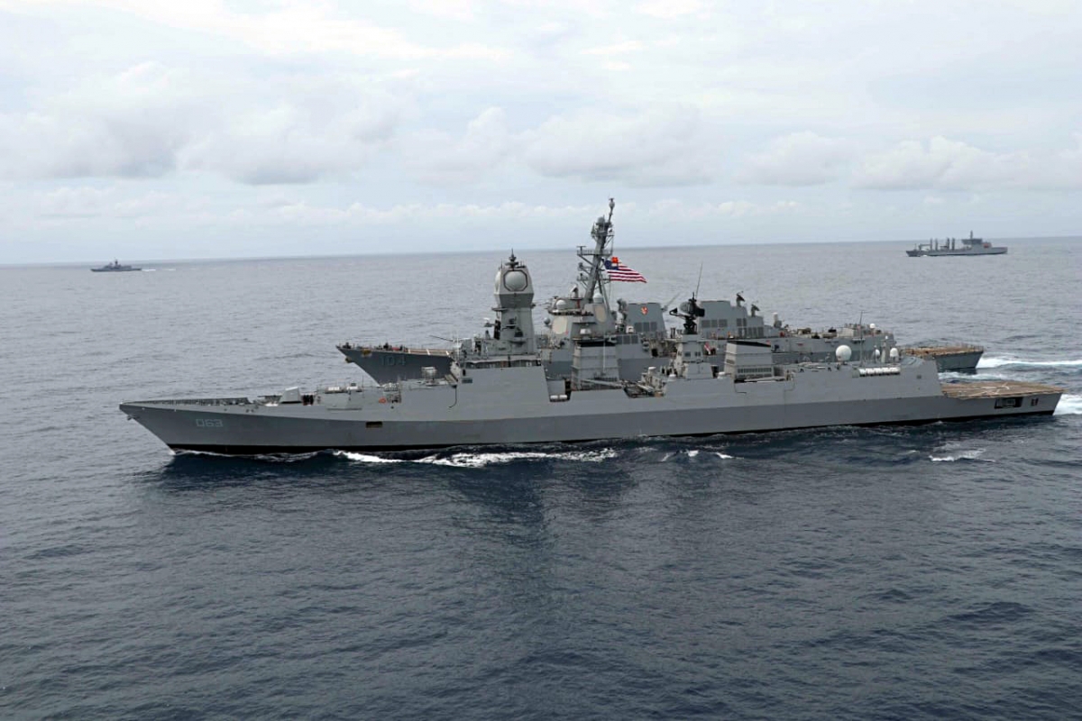 Tàu Hải quân Ấn Độ tới Guam, chuẩn bị tập trận Malabar-21